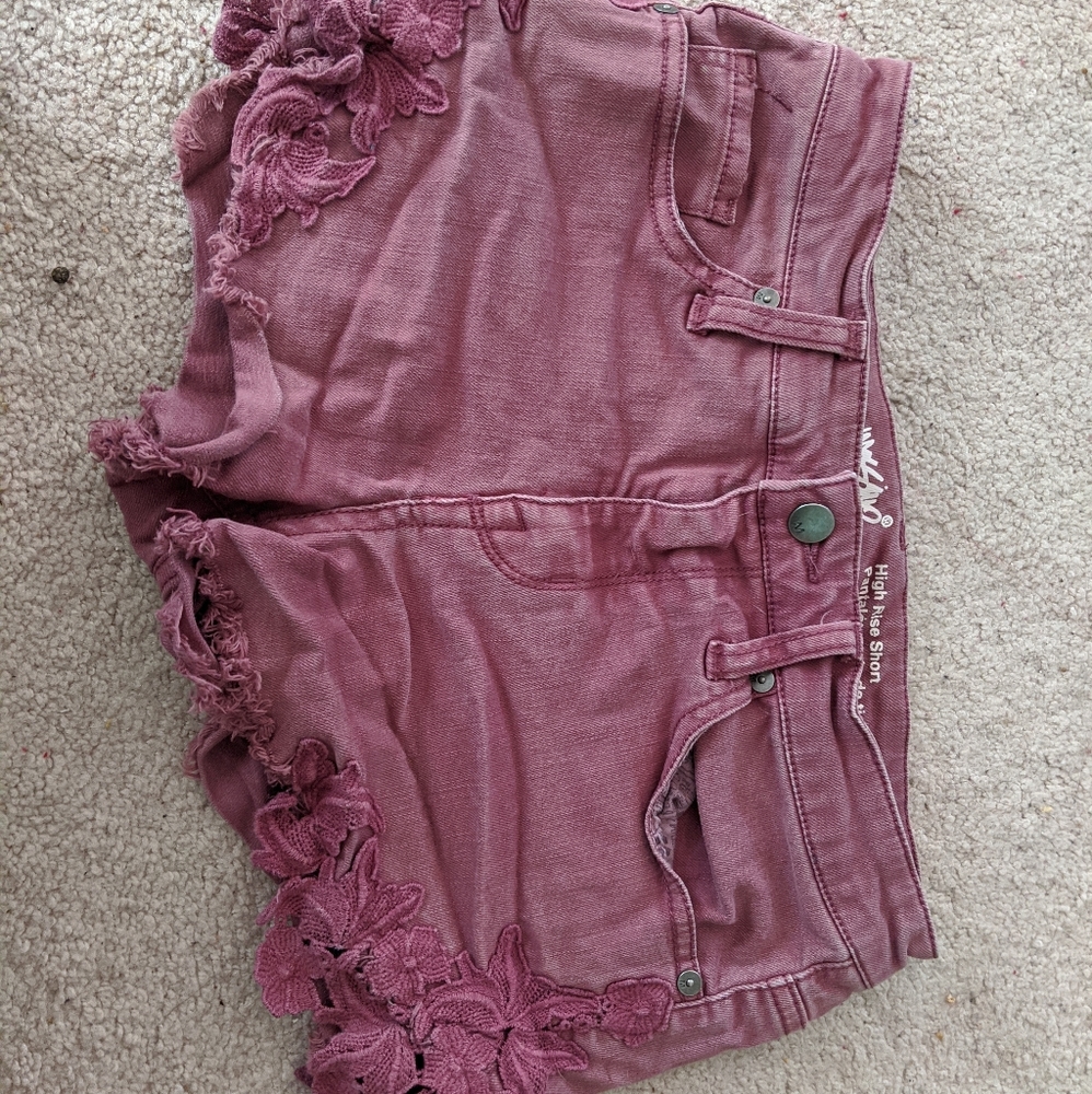 Maroon shorts